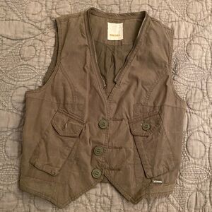 Diesel green vest. Size XS or S